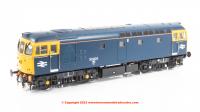 3338 Heljan Class 33/2 Diesel Locomotive number 33 202 in BR Blue livery - orange cantrail and headlight